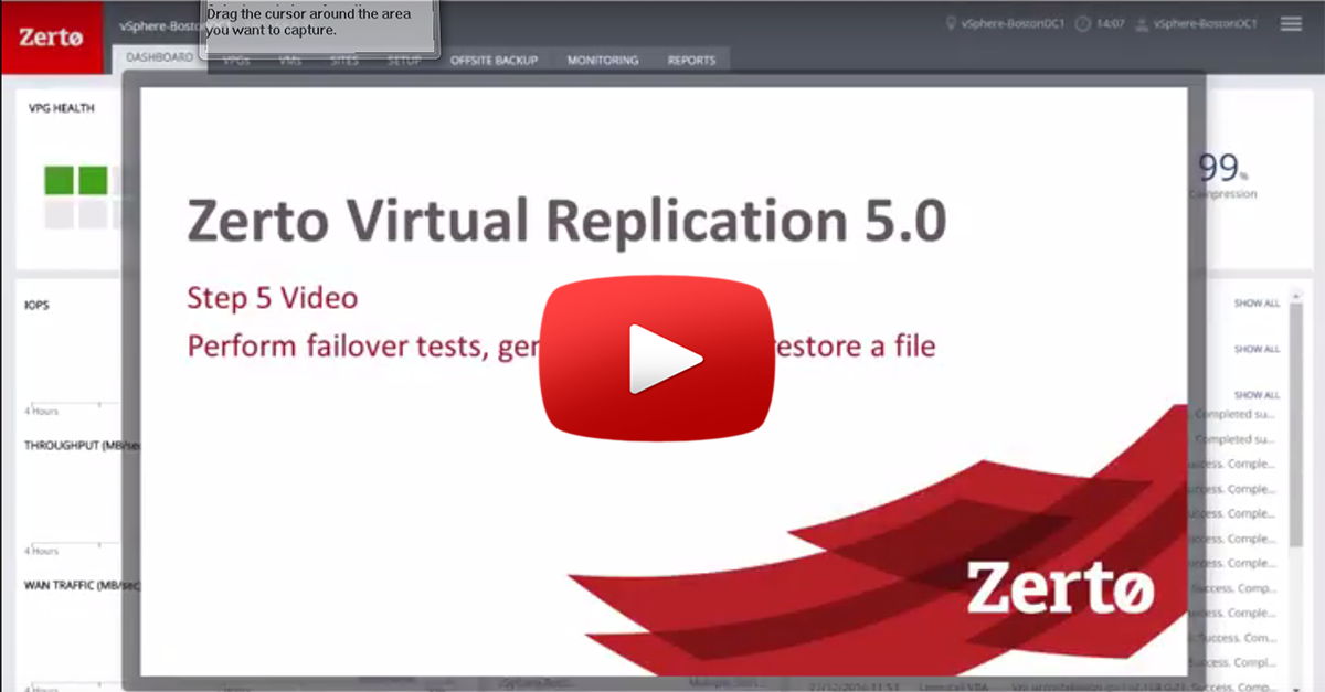 Installing Zerto Virtual Replication Step 5 Zerto
