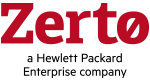 Zerto logo - Zerto, a Hewlett Packard Enterprise company